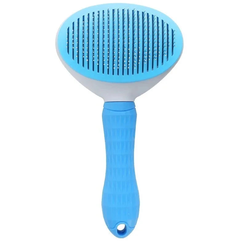 Self-Cleaning Pet Brush                 Remove loose fur, tangles, and dirt in seconds – with one-click cleaning.