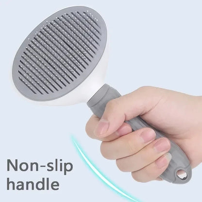 Self-Cleaning Pet Brush                 Remove loose fur, tangles, and dirt in seconds – with one-click cleaning.